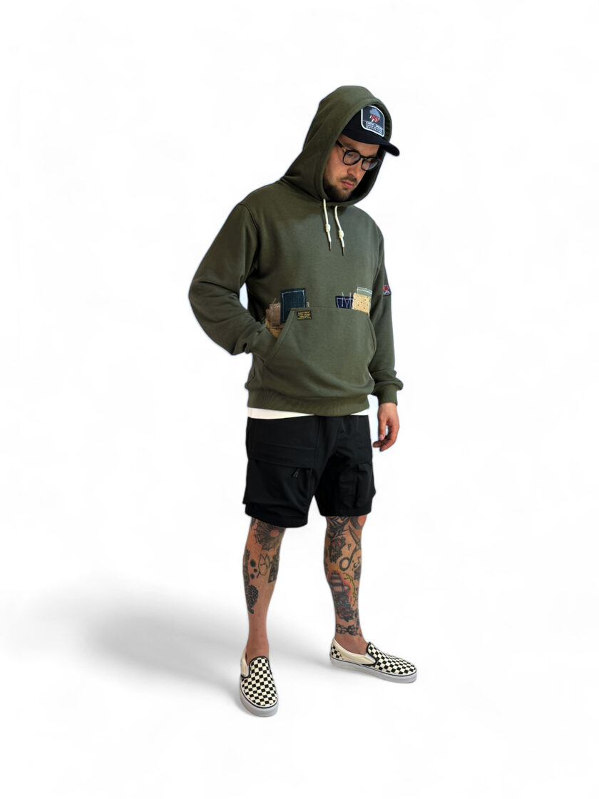 ✦✦専用✦✦Hoodie patchwork／リメイクフーディー✦✦free PREFIX APPAREL - Store