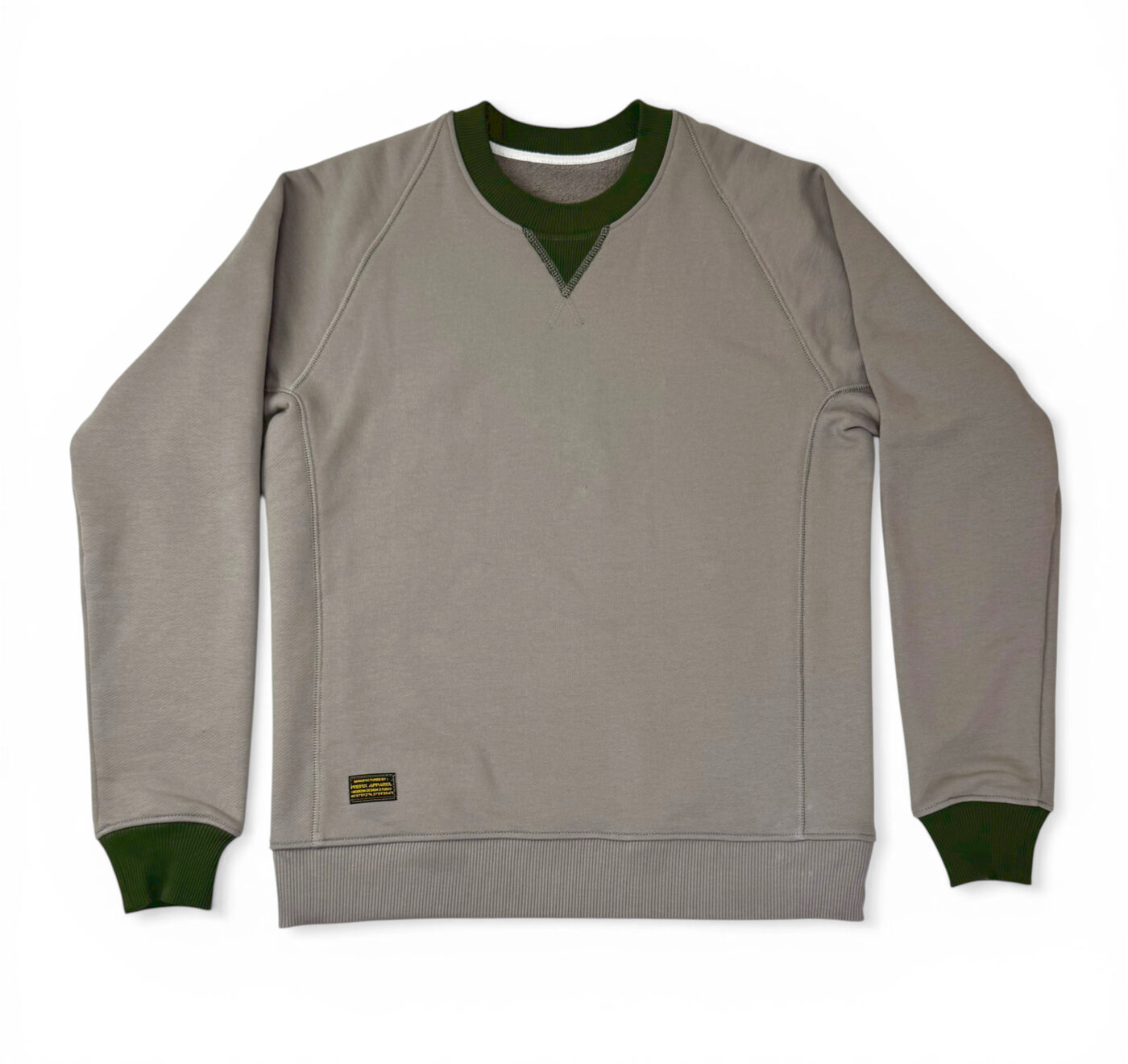 Crewneck Grey – мінімалістичний світшот | PREFIX APPAREL