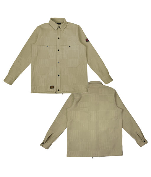 Waffle Overshirt Beige